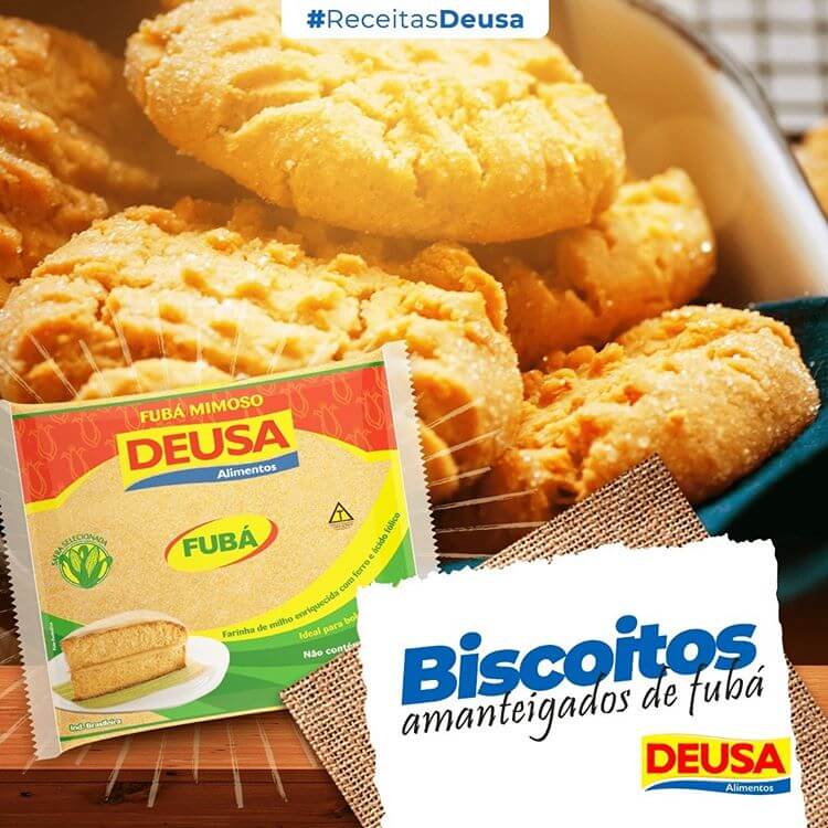 Receita De Biscoitos De Fubá Amanteigados Para Café Da Tarde