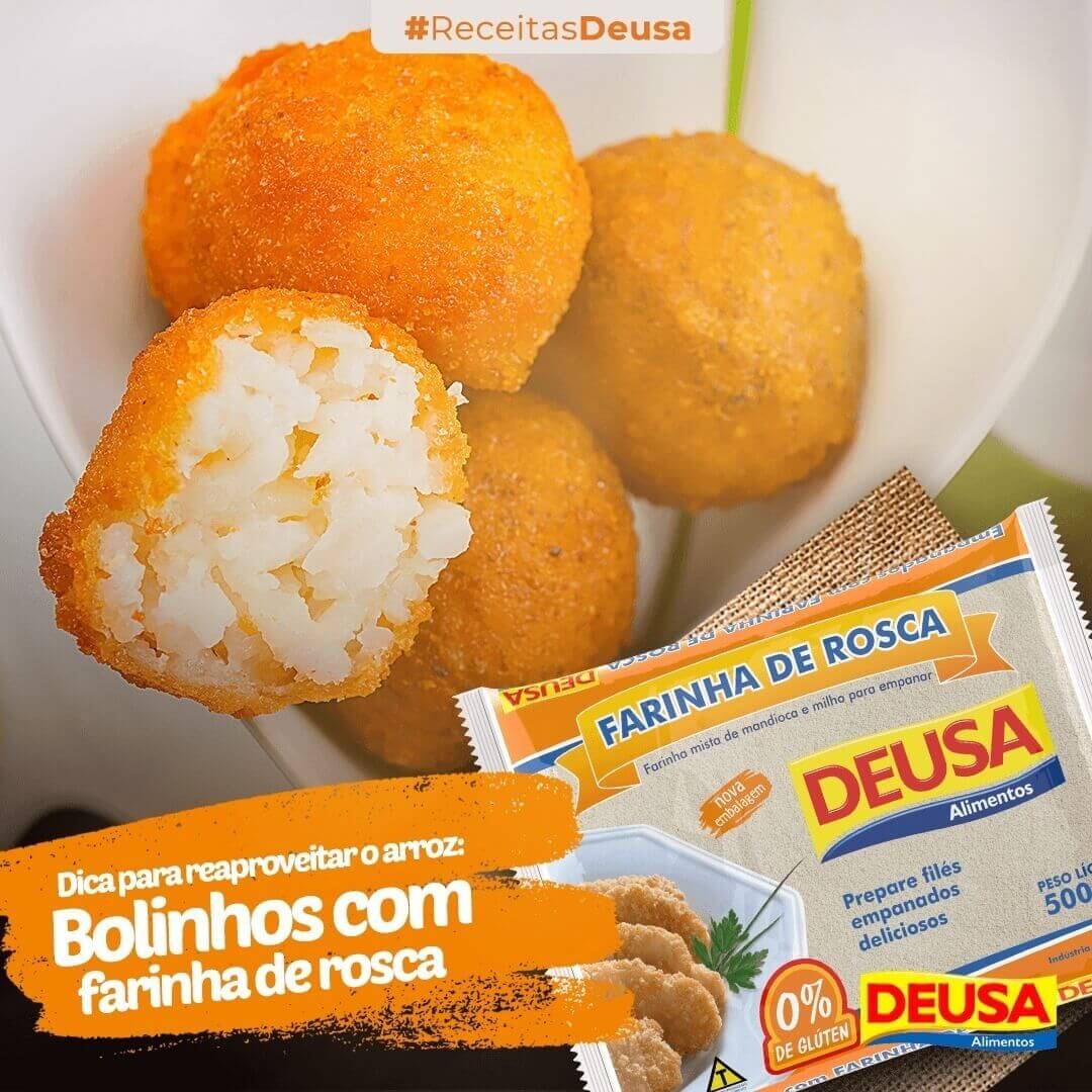 Como Fazer Bolinho De Arroz Com Farinha De Rosca