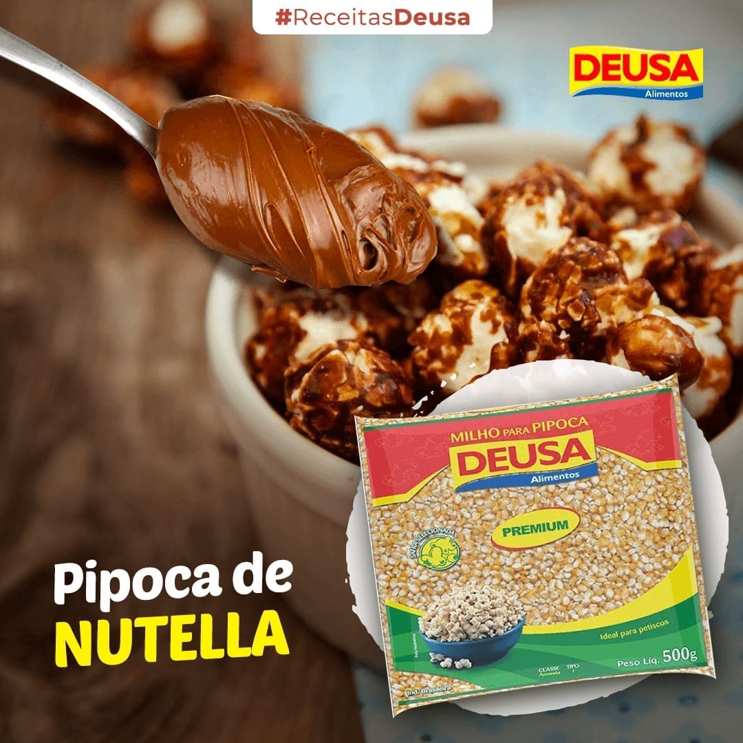 Como Fazer Pipoca De Nutella – com Pipoca Deusa