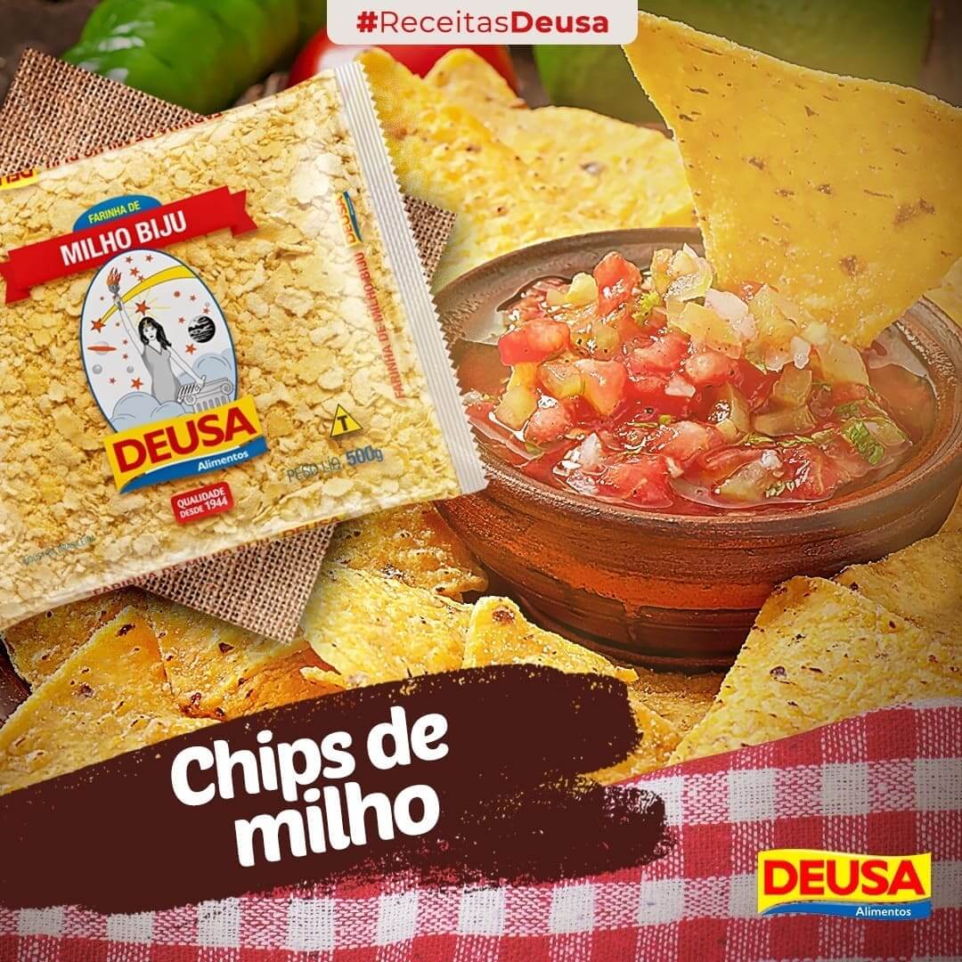 Chips De Milho Para Comer Com Guacamole