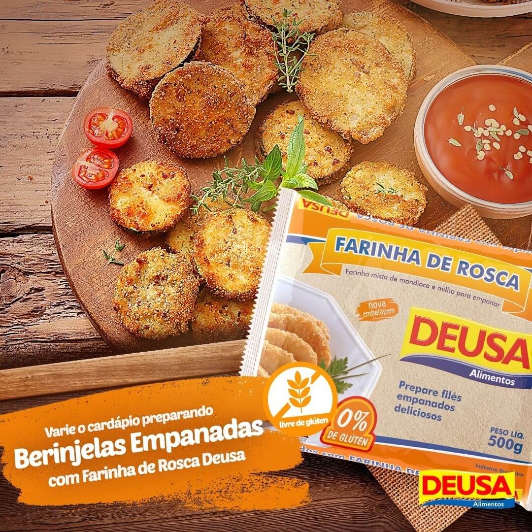 Dica Deusa: Berinjela Empanada Com Farinha De Rosca