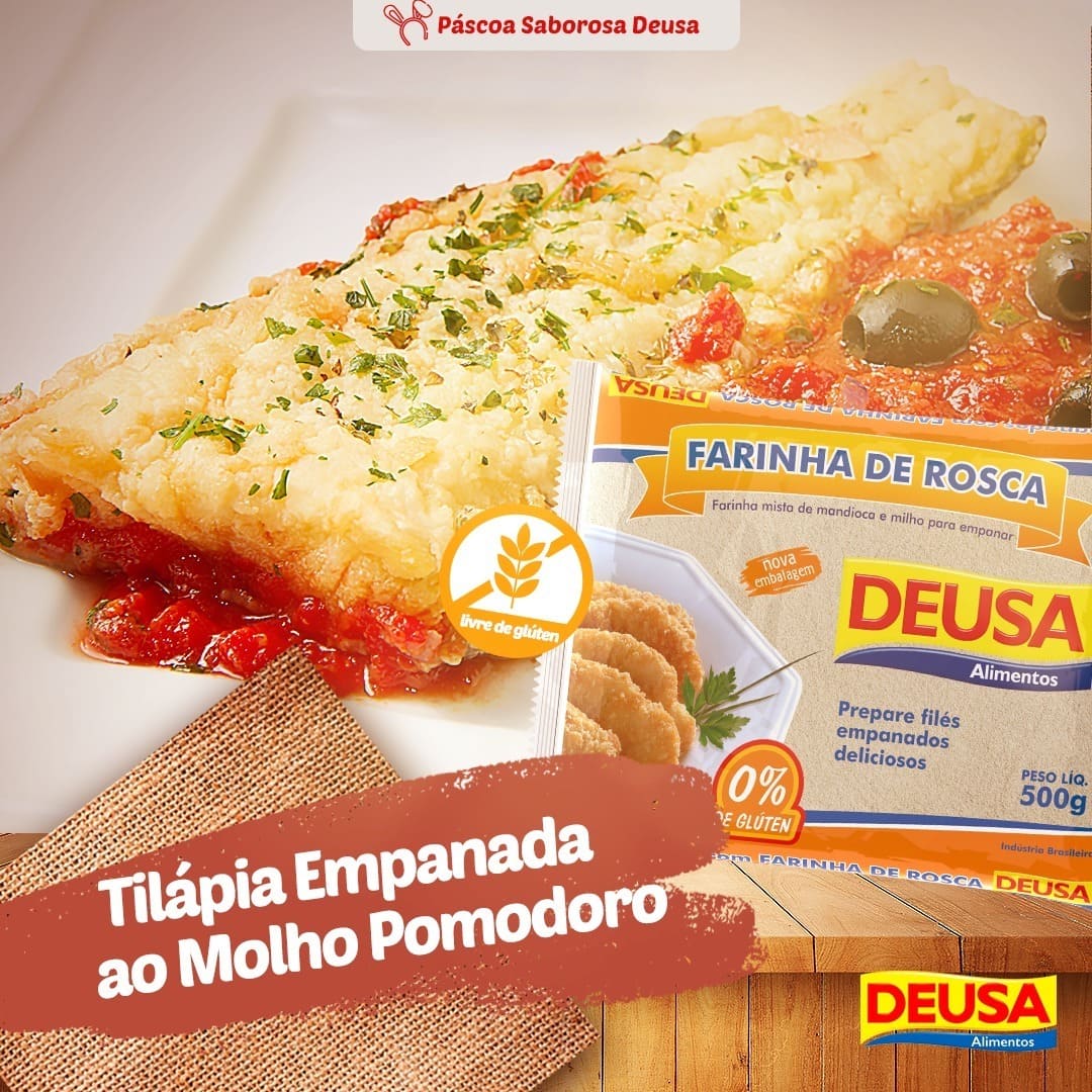 Como Fazer Tilápia Empanada Ao Molho Pomodoro