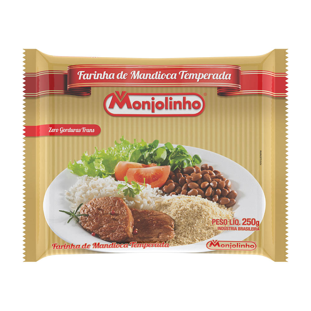 Farinha de Mandioca Temperada 250g