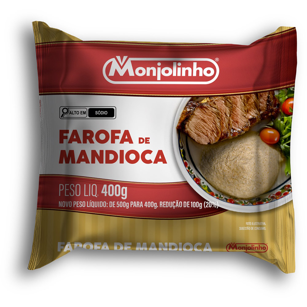 Farinha de Mandioca Temperada 400g