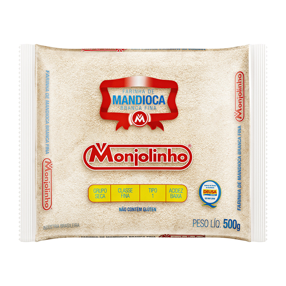 Farinha de Mandioca Branca Fina 500g